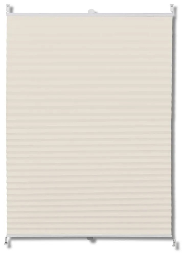 vidaXL 240617 Plisse Blind 40x100cm Creme