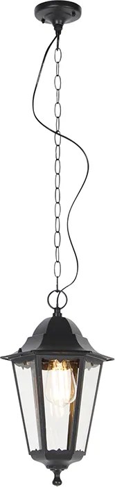 Klassieke buiten hanglamp zwart IP44 - Havana