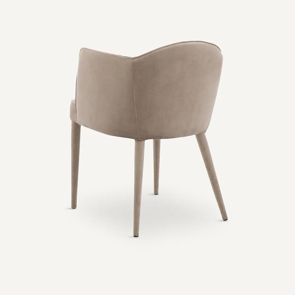 Tafel Fauteuil in fluweel, Leos