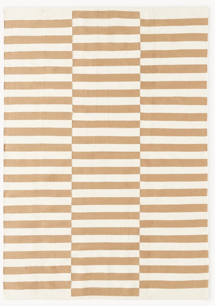 Handgeweven Kelim vloerkleed Donna met strepen