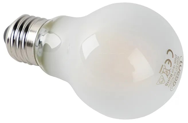 Set van 5 dimbare E27 LED lampen mat glas 4W 320 lm 2700K