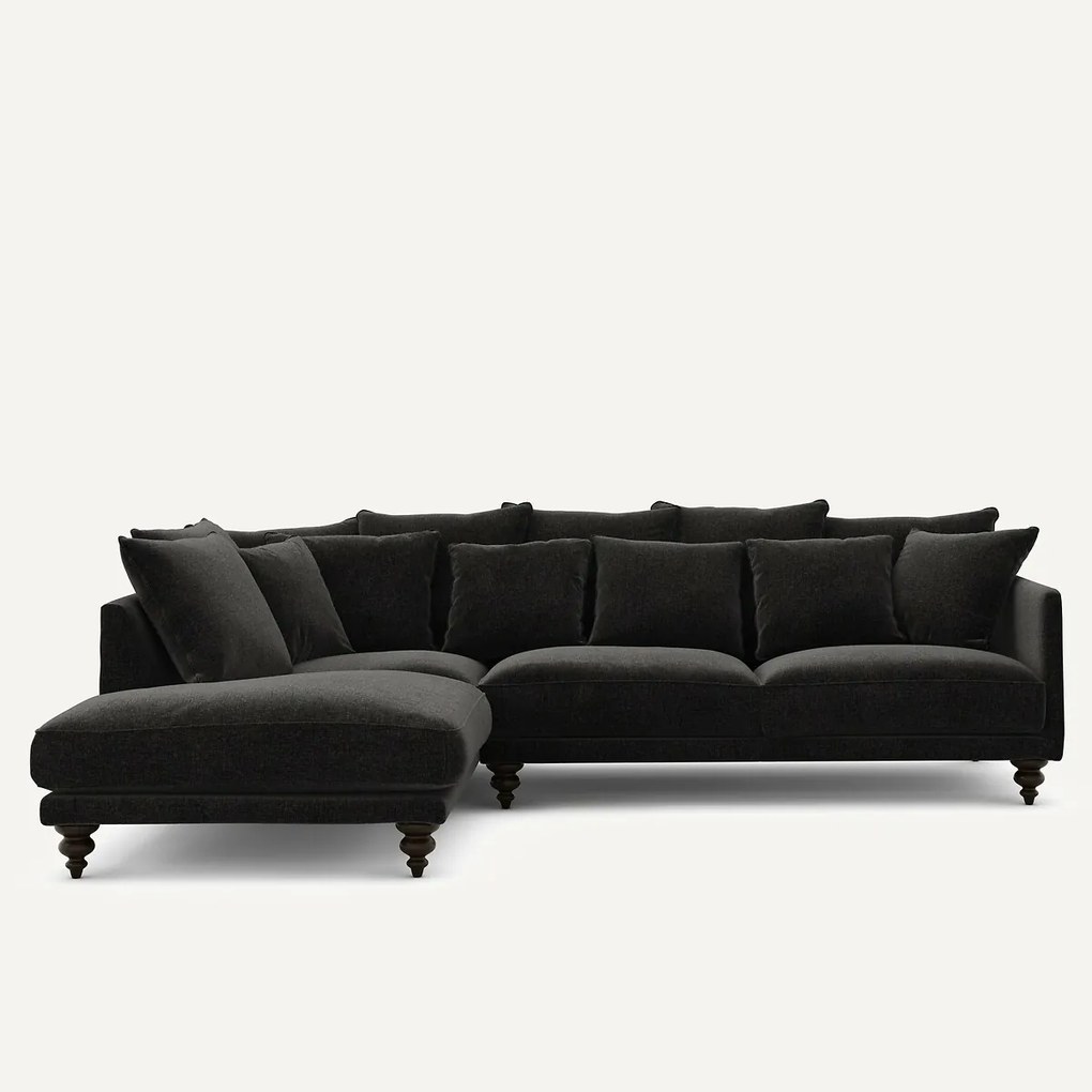 Chenille fluwelen hoekbank, Lazare