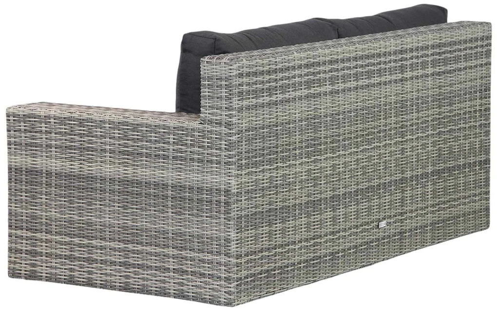 Dining Loungeset 5 personen Wicker Grijs Garden Collections Amico/Napoli