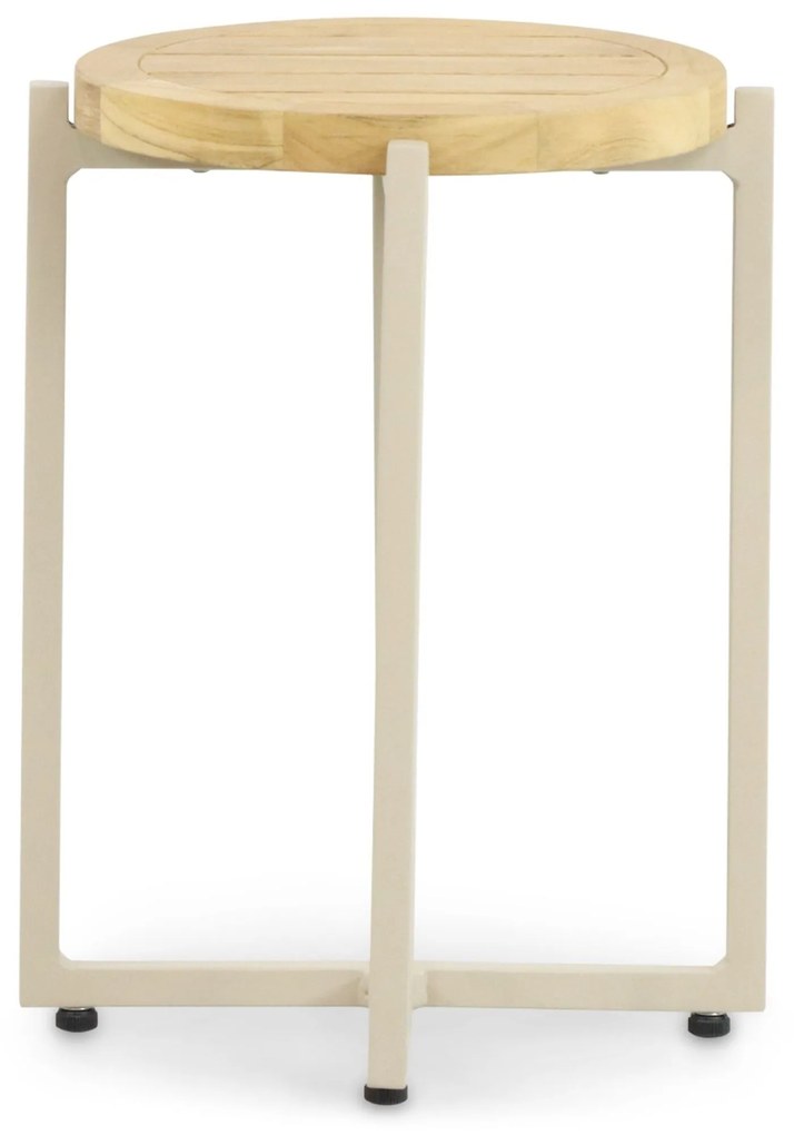 Stoel en Bank Loungeset 4 personen Aluminium/Wicker Taupe Apple Bee Milou