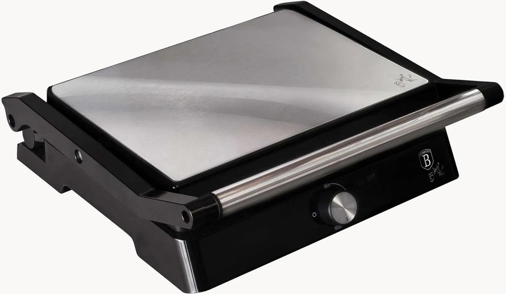 Elektrische grill Flavaro van edelstaal met oliepan