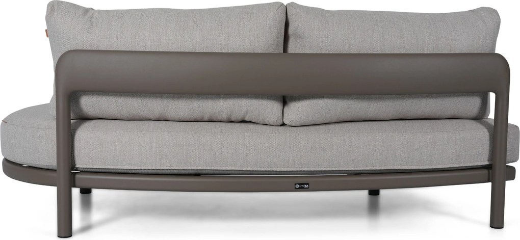 Hoek loungeset 4 personen Aluminium Taupe  Santika Furniture Santika
