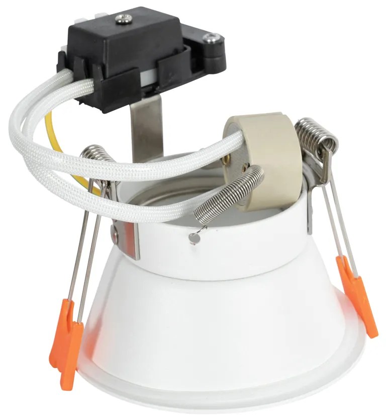 Set van 6 inbouwspots wit GU10 50mm IP44 - Dept