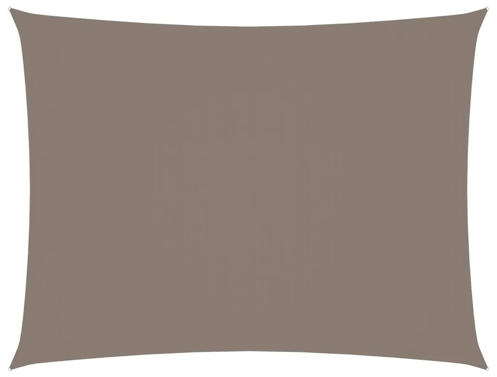 vidaXL Zonnescherm rechthoekig 2x3,5 m oxford stof taupe