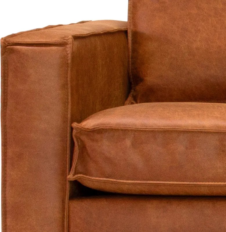 Fauteuil - Riverdance - leer Colorado cognac 03