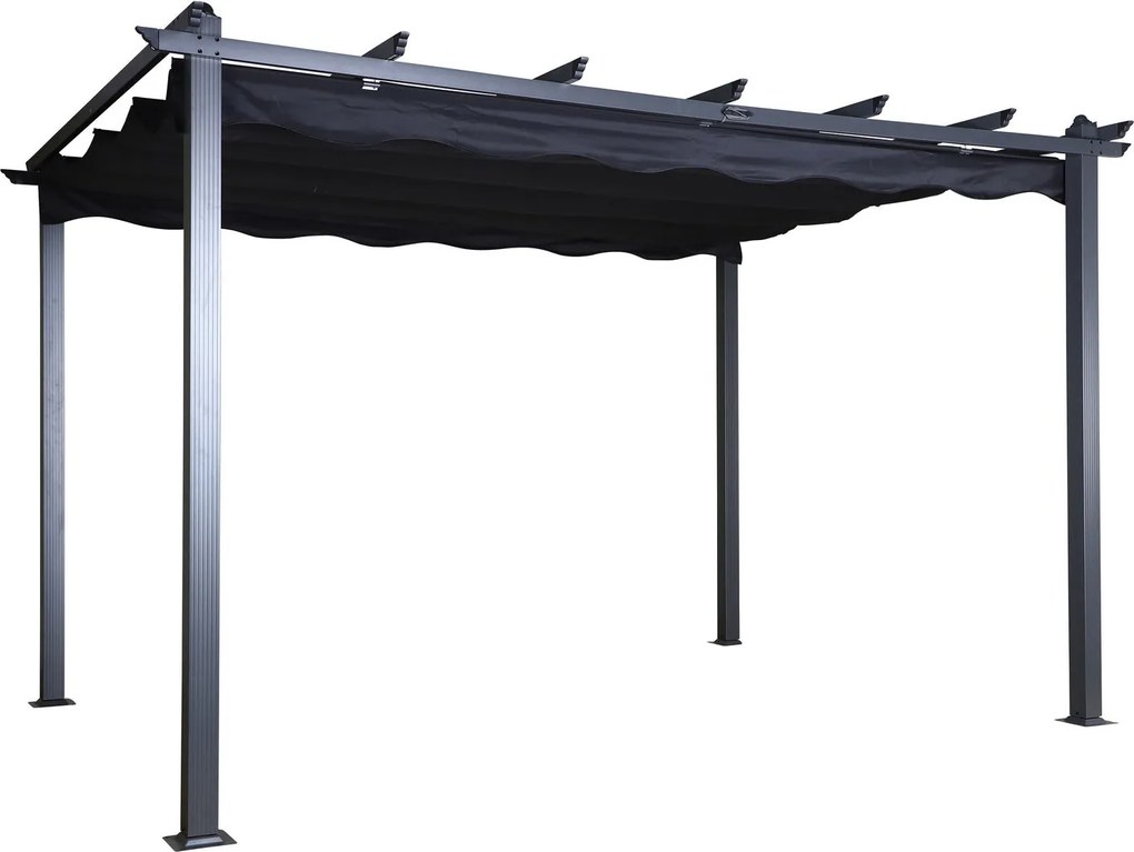 The Outsider Pergola Eva - Zwart - Aluminium - 295x295cm - The Outsider