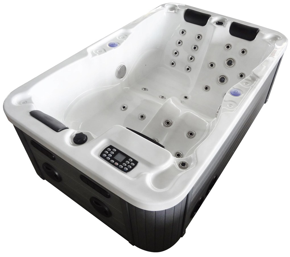 Badstuber Modena outdoor whirlpool 3-persoons wit