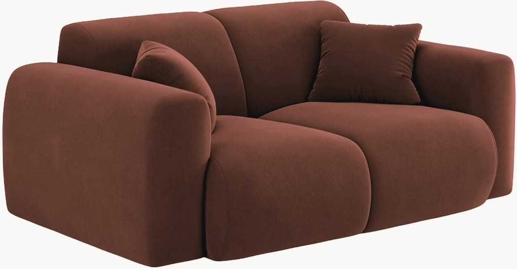 Fluwelen bank Nolio (2-zits), B 170 cm