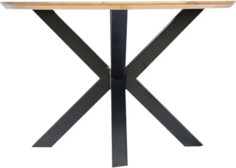 Eettafelblad rond eiken fineer - 120 x 120 x 4 cm