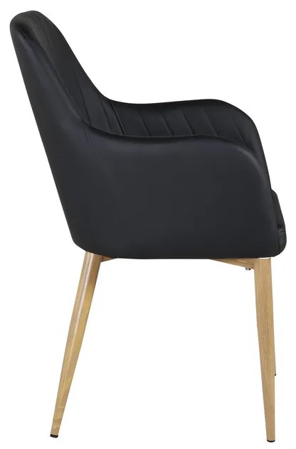 Jörn Eetkamerstoel - Rob - Zwart  - PU-Leer - Jörn