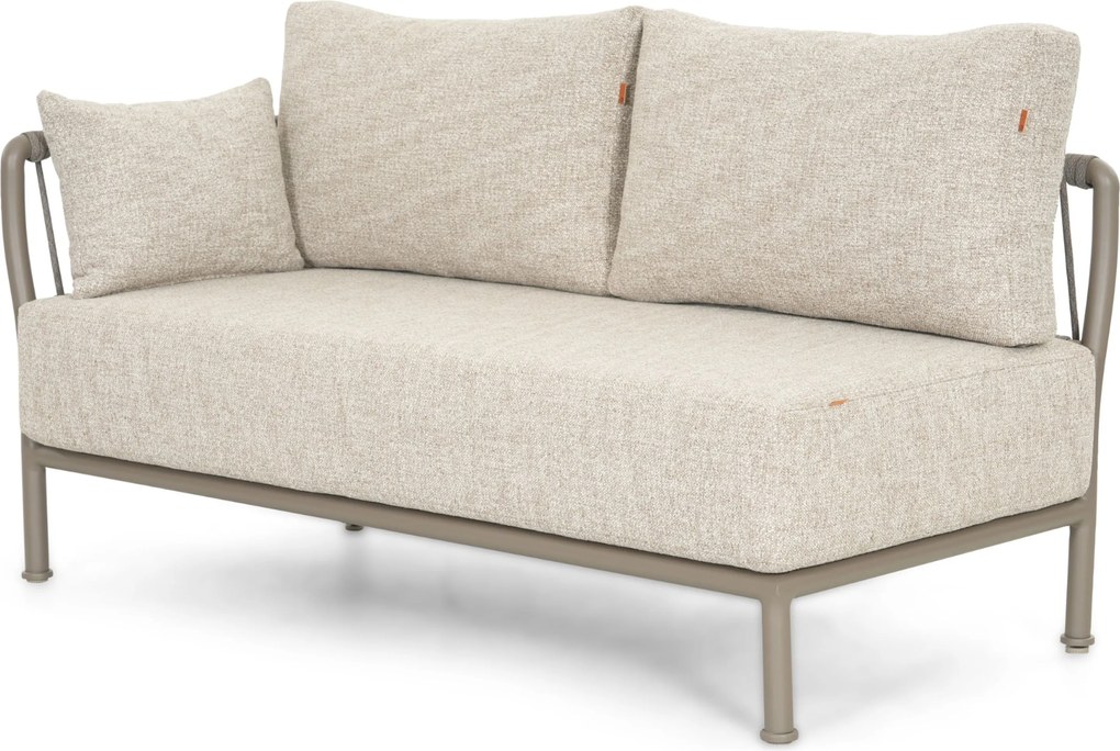 Hoek loungeset 5 personen Rope Taupe  Santika Furniture Santika