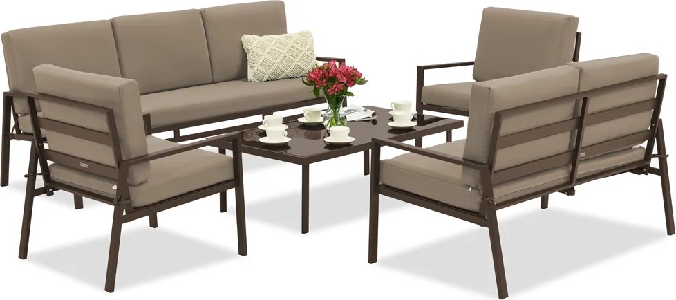 Vigo Coffee 7 bruin Garden Point tuinset