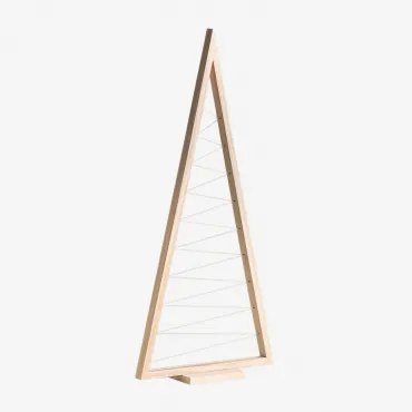 Kerstboom Van Elwood-dennenhout Houtbruin & ↑100 Cm - Sklum