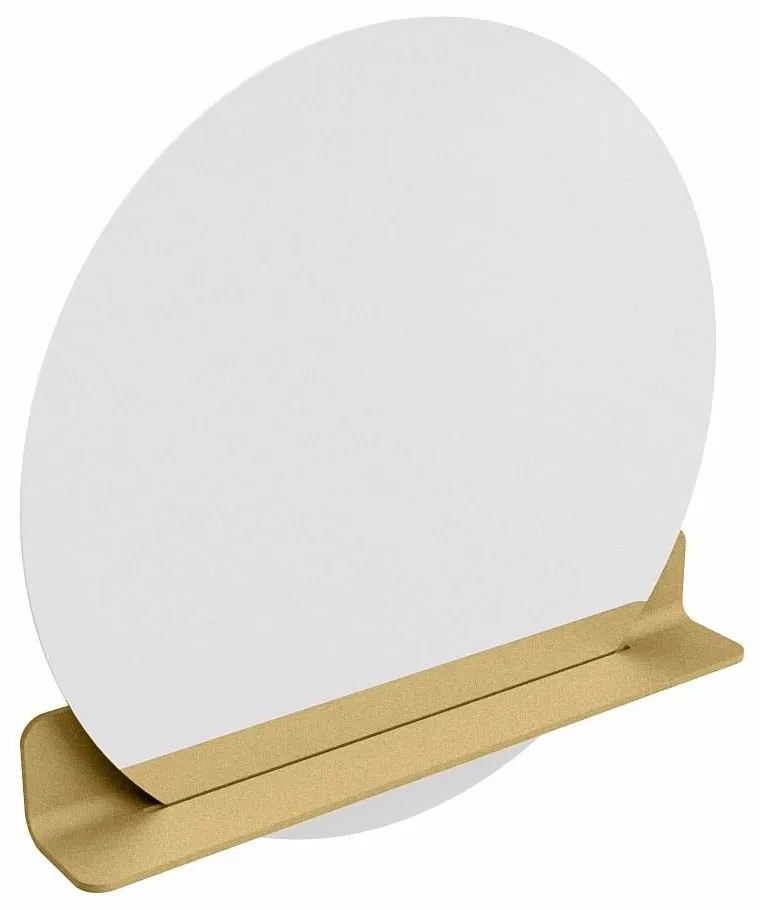 Mondiaz Spot spiegel rond Ø80cm met planchet oro