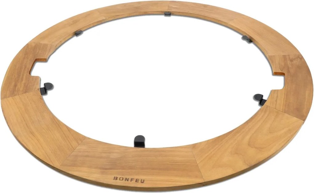 BonFeu BonTeak beschermring - Veiligheidsring voor BonPlancha Ø100cm - Teakhout