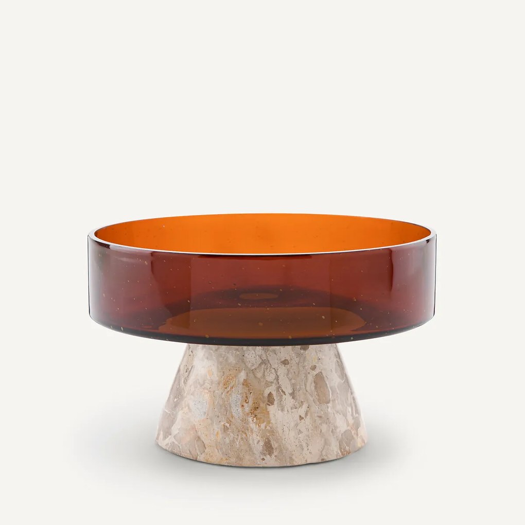 Schaal in glas en marmer, Trapani