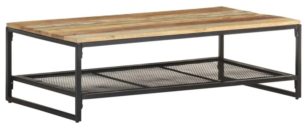 vidaXL Salontafel 110x60x35 cm massief gerecycled hout