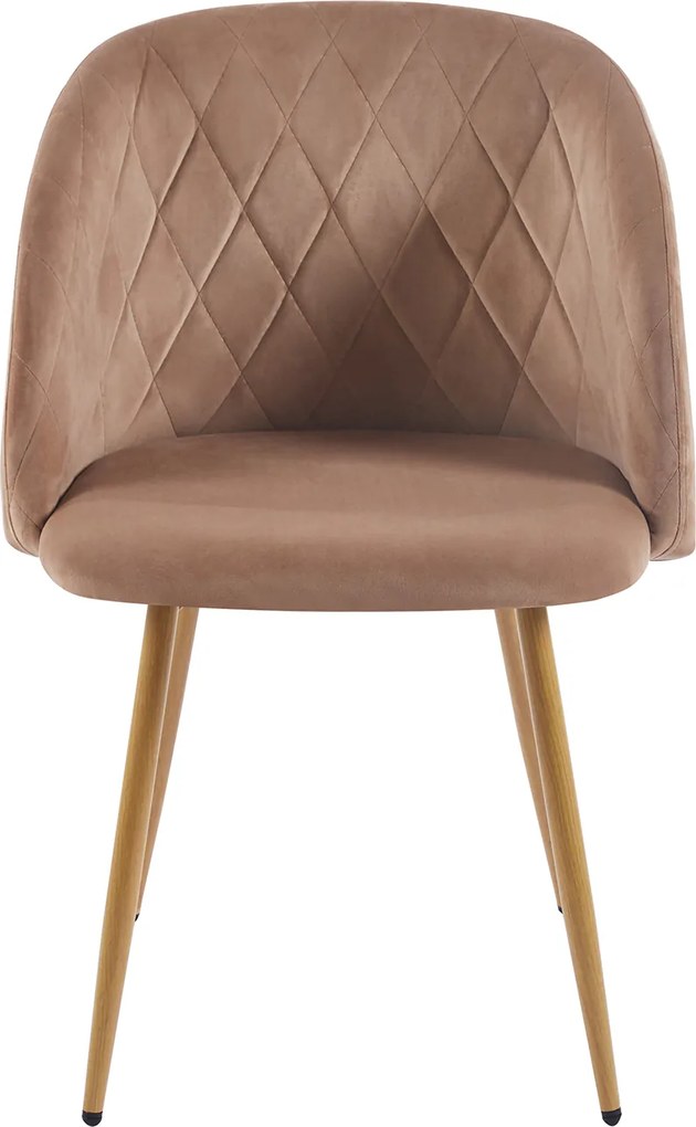 Set 2 Velt Fluwelen Stoelen