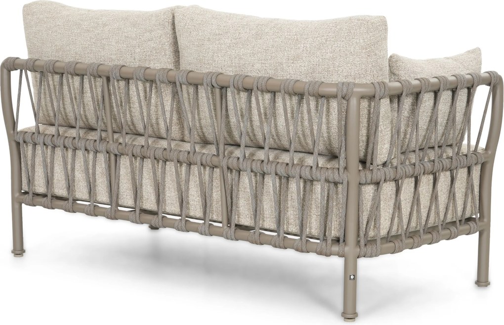 Hoek loungeset 5 personen Rope Taupe  Santika Furniture Santika