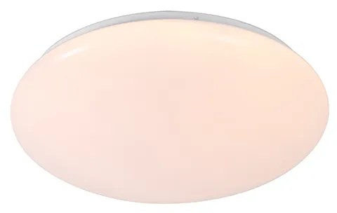 Plafondlamp wit 33 cm incl. LED en dimmer met afstandsbediening - Iene Modern rond Binnenverlichting Lamp
