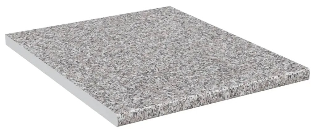 vidaXL Aanrechtblad 50x60x2,8 cm spaanplaat grijs met graniettextuur