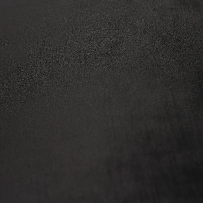 Velours lampenkap zwart 35/35/20 met gouden binnenkant