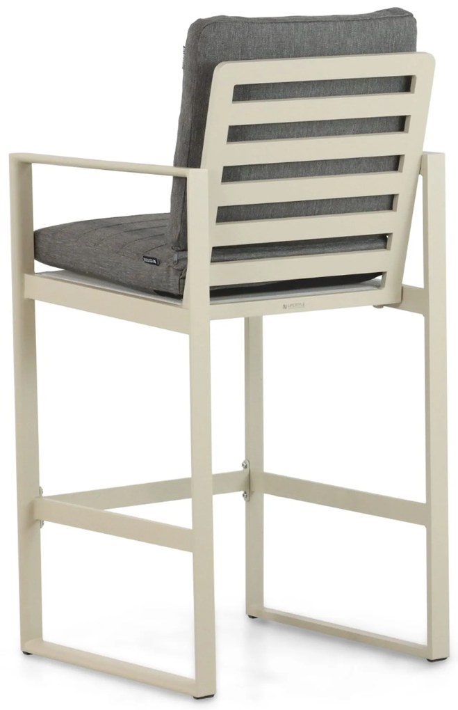 Barstoel Aluminium Taupe-naturel-bruin Lifestyle Garden Furniture Nuno