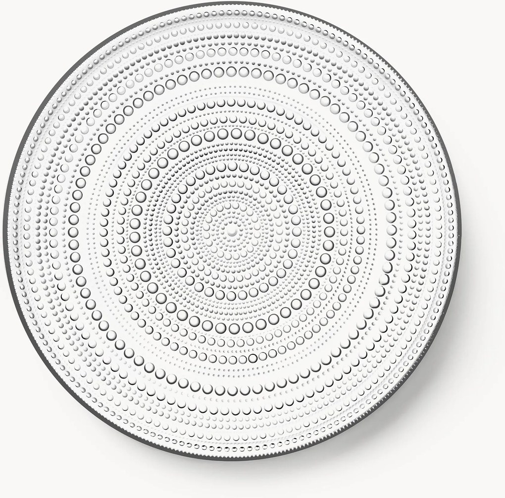 Glazen serveerplateau Kastehelmi