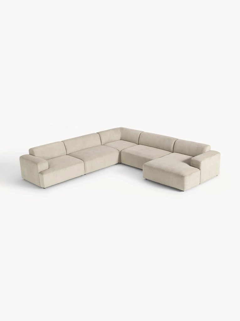 Corduroy hoekbank Melva