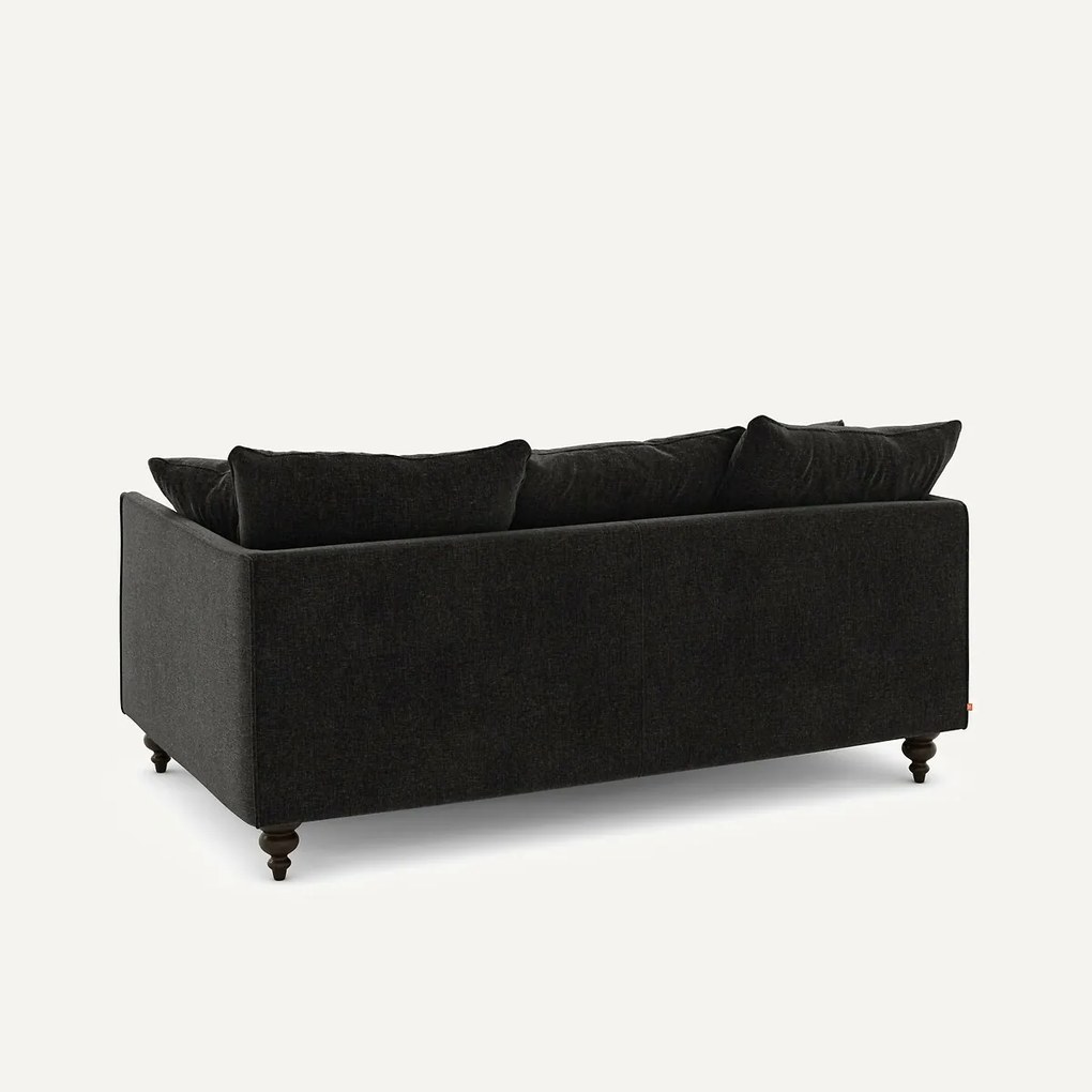 Compacte fluwelen chenille bank, Lazare