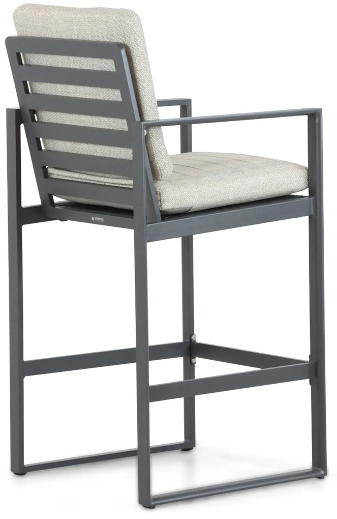 Barstoel Aluminium Grijs-antraciet Lifestyle Garden Furniture Nuno