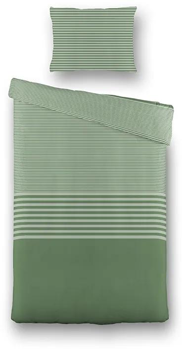 Presence Green Lining 1-persoons (140 x 220 cm + 1 kussensloop) Dekbedovertrek