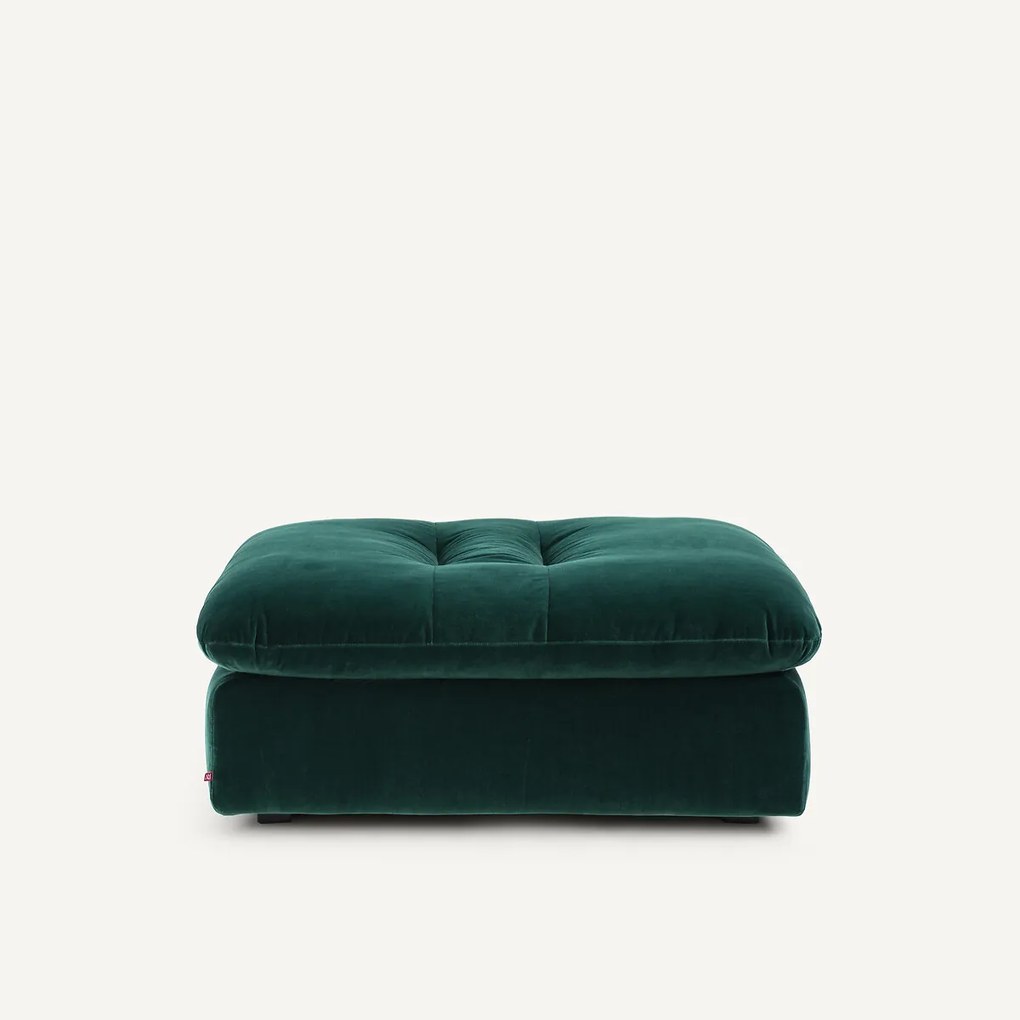 Modulaire fluwelen voetensteun, GIULIANO