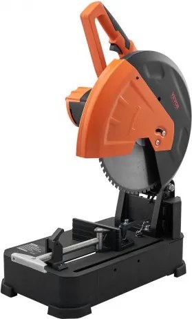 VEVOR 2800 W Verstekzaag met cirkelzaagblad, 35,5 cm, Professionele paneelzaag, Verstekzaag, Zagen, Verstekzaag, Cirkelzaag, Hoogwaardig zaagblad, Verstekzaag voor koud zagen, Oranje & Zwart