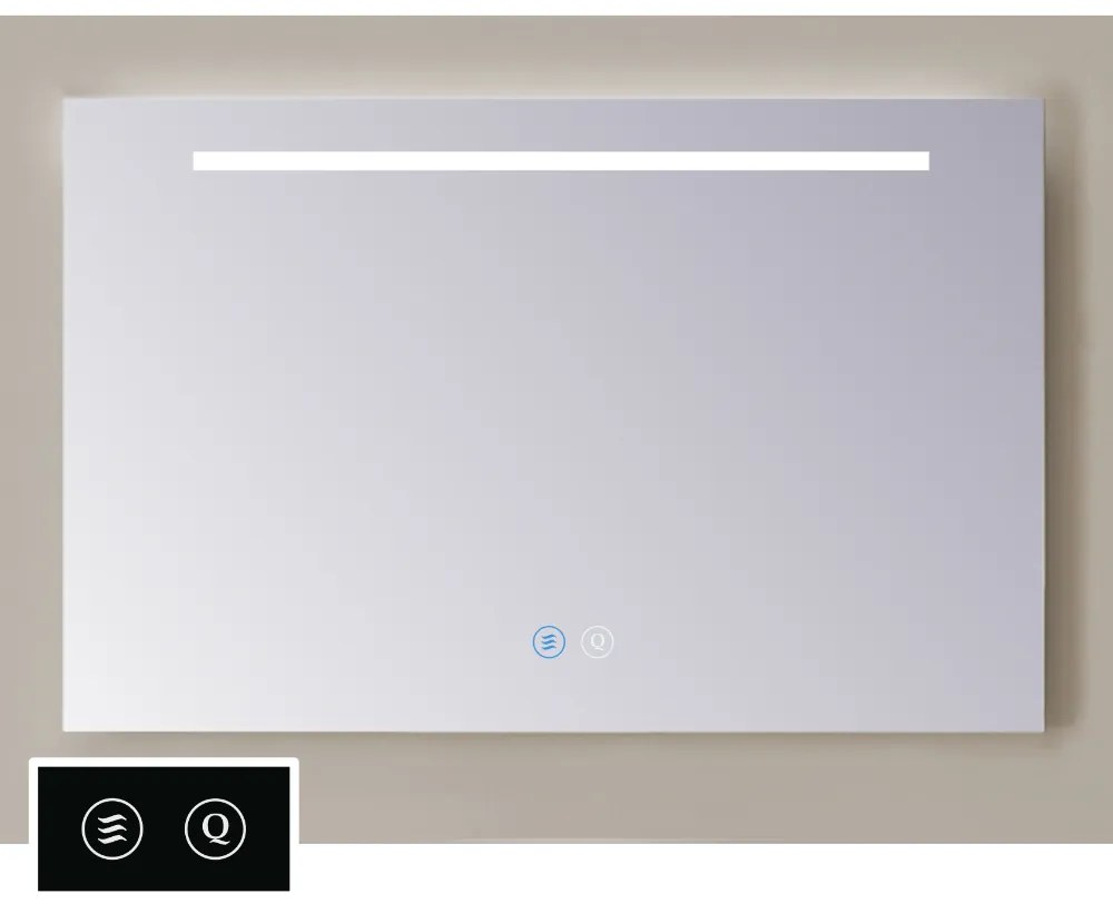 Sanicare Tutti LT1 spiegel met verwarming, verlichting, LED strook en touch bediening 60cm