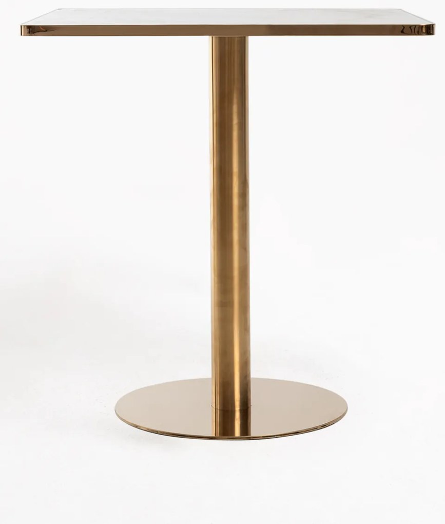 Tafel Firro Vierkant 70cm Goud