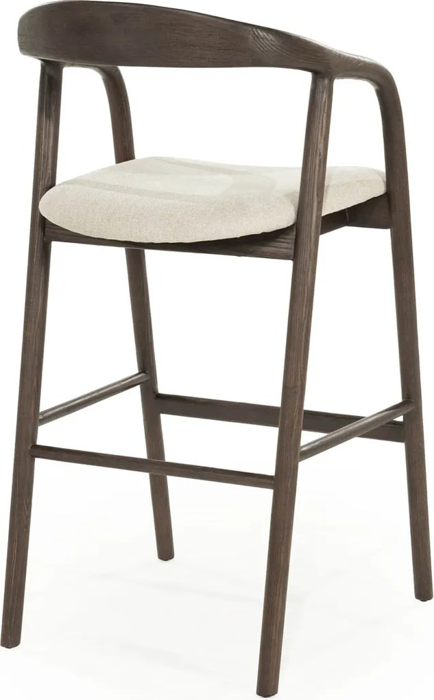 Eleonora Rayven Barkruk Hout Wabi Sabi Stijl Bruin