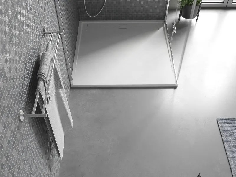 Mexen Amon vierkante douchebak SMC 100 x 100 cm, wit - 4F101010