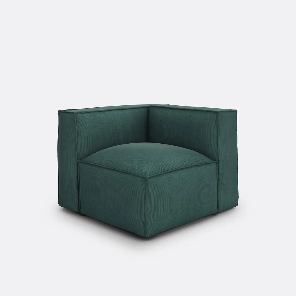 Modulaire hoek in geribd fluweel, Seven