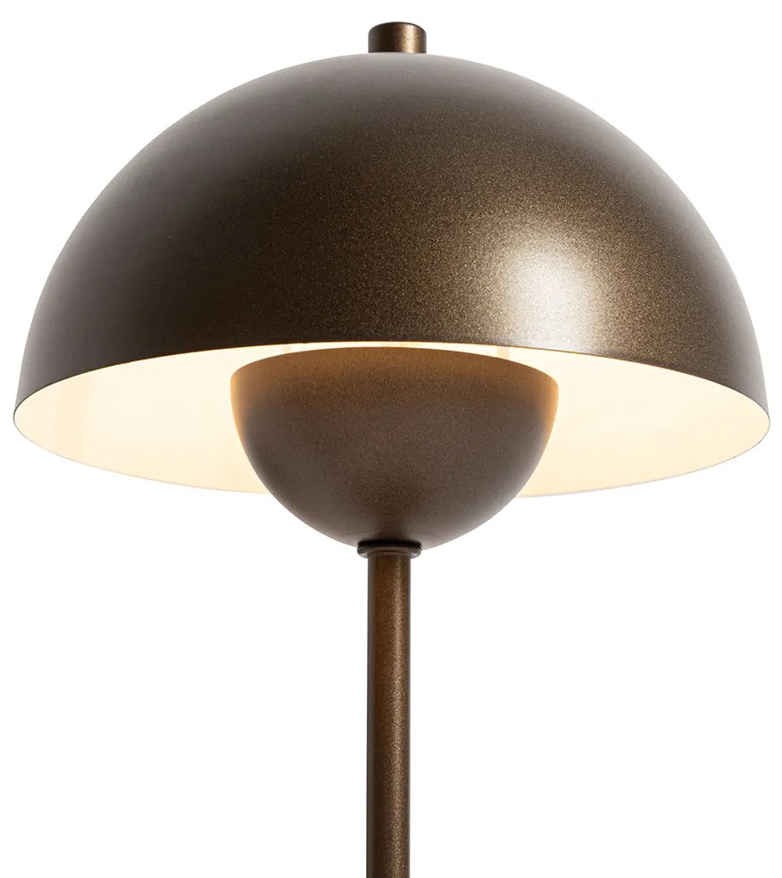 Retro tafellamp mushroom donkerbrons - Magnax Mini Modern G9 rond Binnenverlichting Lamp