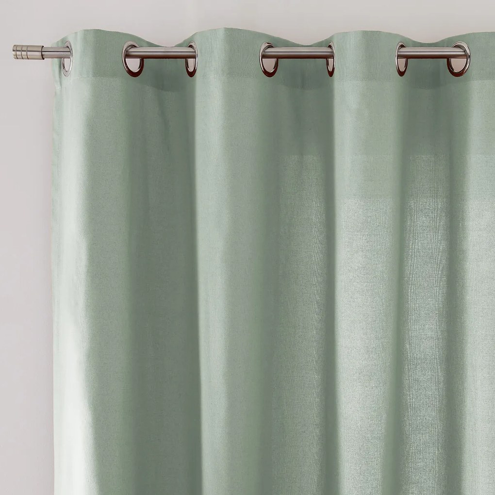 Katoenen gordijn met oogjes Scenario