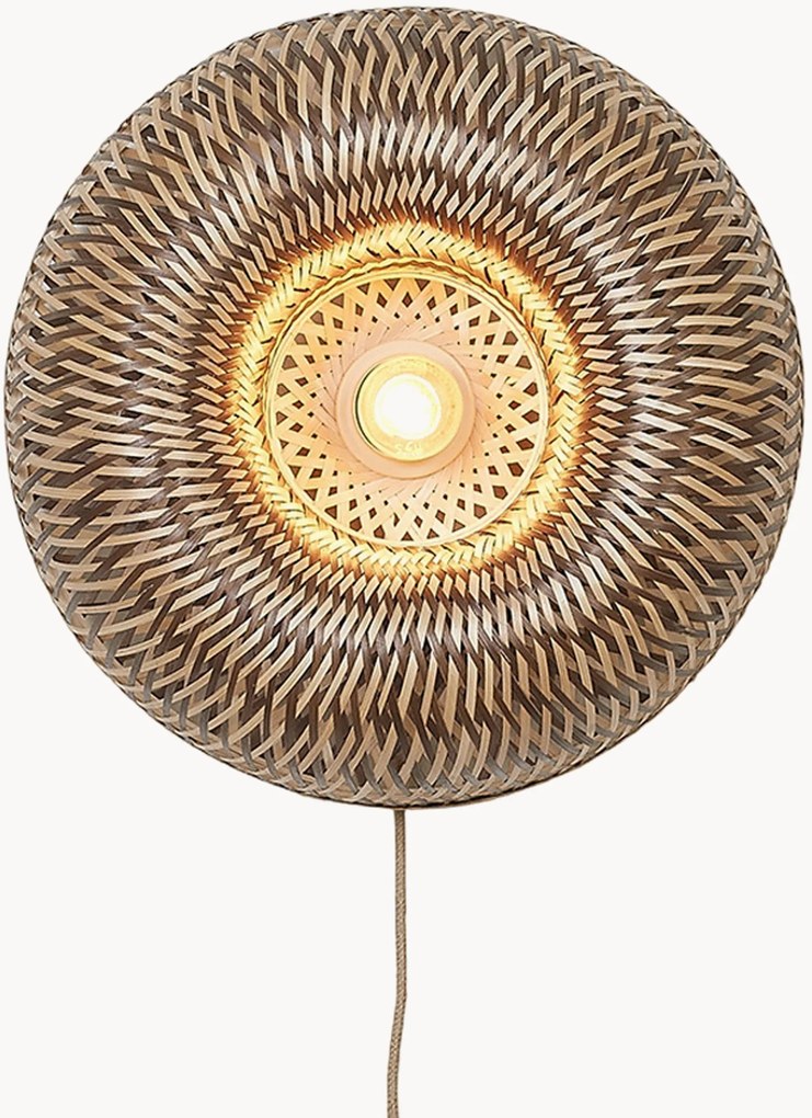 Wandlamp Barbados van bamboehout