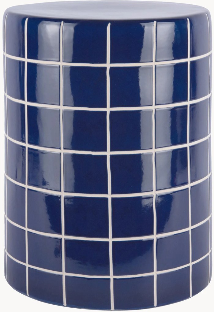 Ronde bijzettafel Retro Tiles