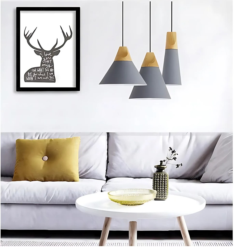 Scandi A Witte hanglamp