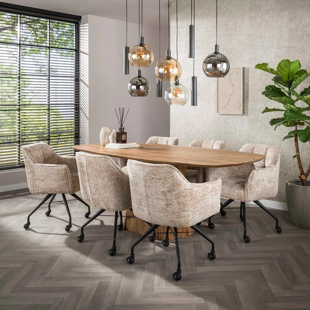 Hanglamp Met Bolvormige Glazen