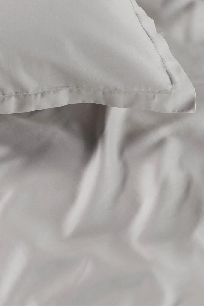 Ambiante Satin Dekbedovertrek Uni Grey – Bij Swiss Sense